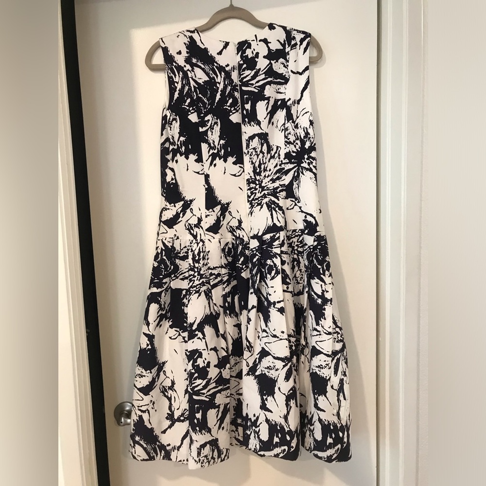 NWT! CARMEN MARC VALVO floral midi dress SZ 12 - Picture 4 of 15